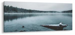 Tablou - lacul nordic înghețat (120x50 cm)