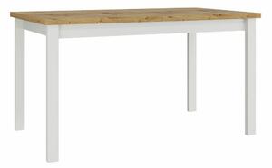 Masă Victorville 126Stejar artizan, Alb, 8x8x14cm, ExtensieExtensie, PAL laminat, Lemn