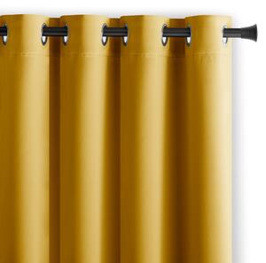 Draperie galbenă dimout (semi-opacă) 140x270 cm Kierra – Restilo