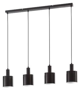 Lustră Pendul Lindby, Ovelia, reglabil, Negru, Bucătărie, Metal, Modern