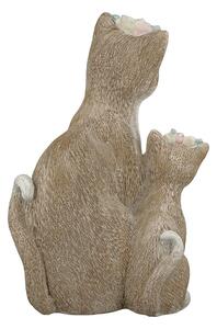Statueta pisicuta cu coronita de flori Nala si Puisorul Ei 20 cm