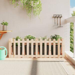 Pat înălțat grădină design gard 150x50x50 cm lemn de pin tratat