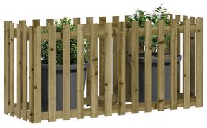 Pat înălțat grădină design gard 150x50x70 cm lemn impregnat pin