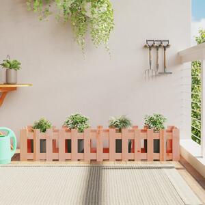 Pat înălțat grădină cu design gard 150x30x30 cm lemn douglas