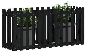 Pat înălțat grădină design gard 150x50x70 cm lemn de pin tratat