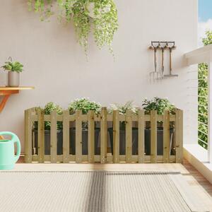Pat înălțat grădină design gard 150x50x50 cm lemn impregnat pin