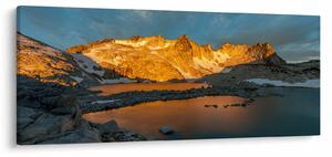 Tablou cu peisaj montan (120x50 cm)