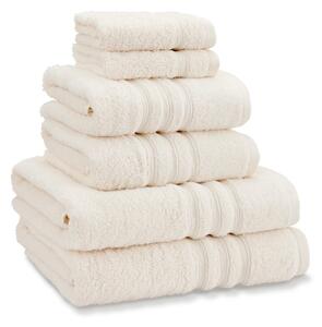 Prosoape de baie crem 6 buc. din bumbac din frotir Zero Twist – Catherine Lansfield