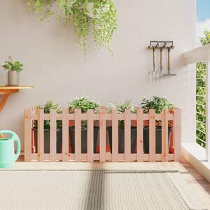 Pat înălțat grădină cu design gard 150x50x50 cm lemn douglas