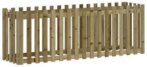 Pat înălțat grădină design gard 200x50x70 cm lemn impregnat pin