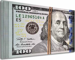 Imaginea pe panza Benjamin Franklin - Simbolul înțelepciunii