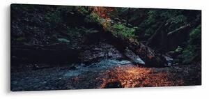Tablou cu râu montan (120x50 cm)