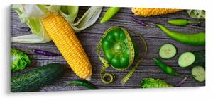 Tablou cu legume (120x50 cm)