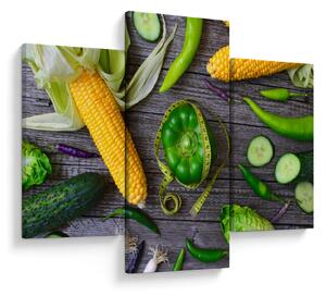 Tablou cu legume (90x60 cm)