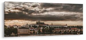 Tablou - Praga înnorită (120x50 cm)