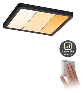 Paulmann Areo Panel dimtowarm unghi. negru 17,5cm, reglabil, Negru, Camera de zi / sufragerie, Plastic, Modern