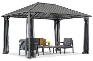 Itaka 3x6 foișor de grădină cu plasă de țânțari antracit Garden Point