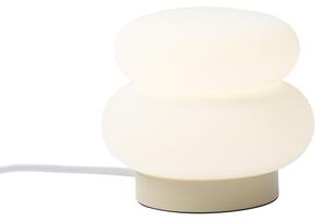 Lampă de masă Japandi bej cu sticlă opal 15cm - Kumo