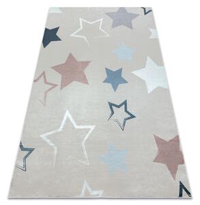 BAMBINO 48130 covor lavabil Stele pentru copii anti-alunecare - bej / gri
