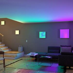 Paulmann Velora Rainbow Panel 60x60cm alb RGBW, reglabil, Alb, Camera de zi / sufragerie, Metal, Modern