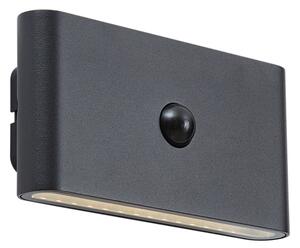 Lampă de perete neagră cu senzor magnetic în 4 trepte, cu LED reîncărcabil - Batt