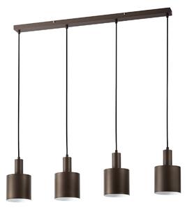 Lustră Pendul Lindby, Ovelia, reglabil, Maro / Rugină, Bucătărie, Metal, Modern