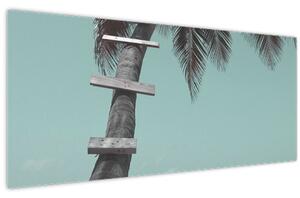 Tablou - Palma în Caraibe (120x50 cm)