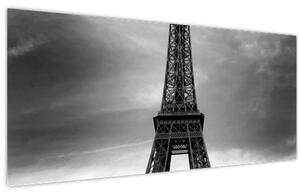 Tablou - Mașină roz în Paris (120x50 cm)