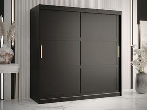Dulap Ferfere 101Negru, 20x18x6cm, Uși dulapUși dulap: Glisante