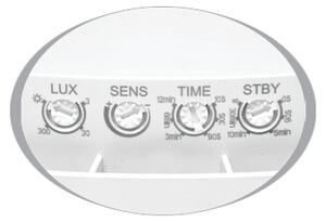 Ecolite WHST707-LED/HF - Plafonieră LED pentru exterior cu senzor