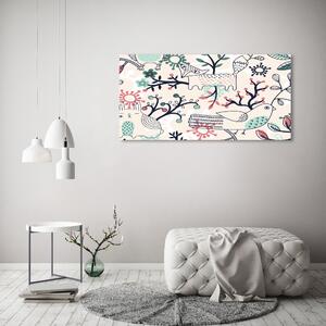 Print pe canvas Animale și flori