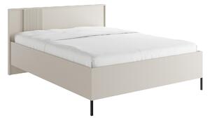 Pat Lunole 105Dublu, Crem, 160x200, PAL laminat, Somiera patSomiera pat, 17x21x10cm