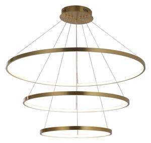 Lustră LED pe cablu LEA LED/60W/230V 4000K d. 80 cm auriu
