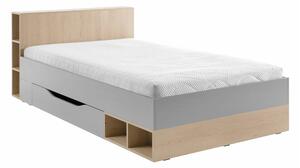 Pat Ciravie 105Single, Maro deschis, 120x200, PAL laminat, Somiera patSomiera pat, 12x22x8cm