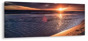 Tablou cu apus de soare (120x50 cm)