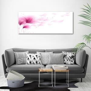 Tablou canvas floare roz