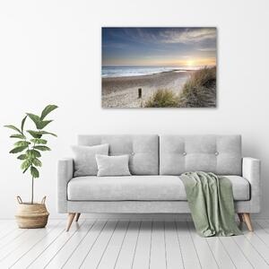 Imprimare tablou canvas Apus de soare și dune de nisip