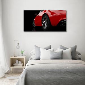 Print pe canvas mașină roșie