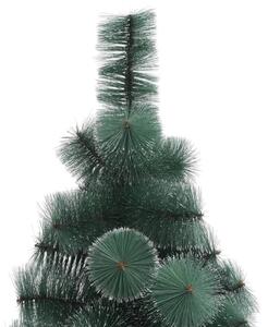 Brad de Crăciun artificial cu suport, verde, 120 cm, PET
