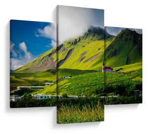 Tablou cu peisaj montan (90x60 cm)
