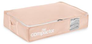 Cutie de depozitare sub pat din plastic cu vacuum 65x45x15,5 cm Pink Edition – Compactor