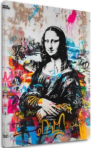Imagine GRAFFITI MONA pe panza | Structură pictată