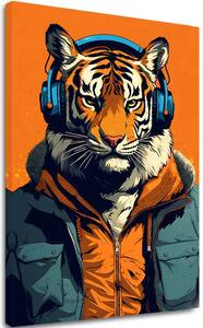 Imagine TIGER VIBES | Pânză italiană