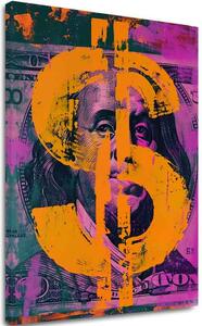 Imagine MONEY BENJAMIN pe panza | Structură pictată