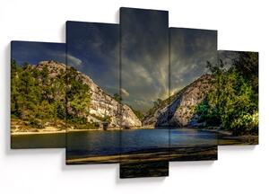 Tablou peisajului cu lac (150x105 cm)