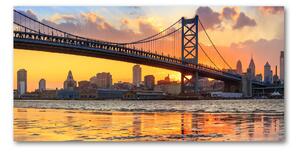 Imagine de sticlă Podul Philadelphia
