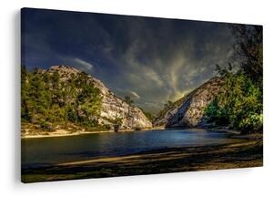 Tablou peisajului cu lac (90x60 cm)