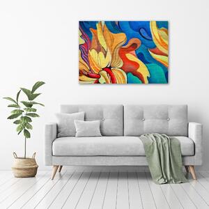 Print pe canvas floare abstract