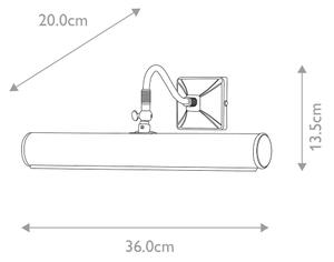 Corp de iluminat pentru tablouri PICTURE 2xE14/40W/230V auriu Elstead PL1-20-PB