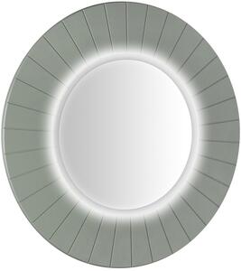 Sapho Sapho, oglindă rotundă LUMIRO STRIP cu iluminare LED în ramă, diametru 90cm, verde, LR950-4444S